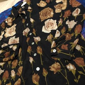 Vintage floral pattern shirt